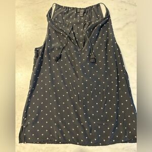 Jcrew dressy tank camisole with palm trees